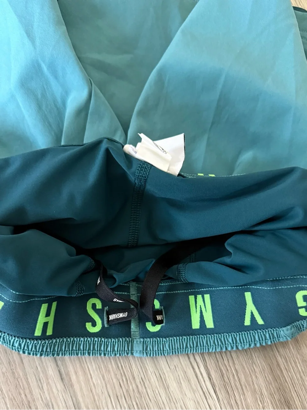 Gymshark Men’s 2 in 1 Shorts Size XS Teal